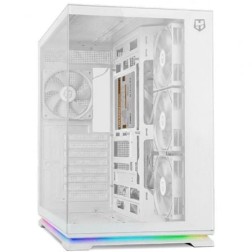 Caja Gaming Semitorre Nox Hummer Galaxy- Blanca