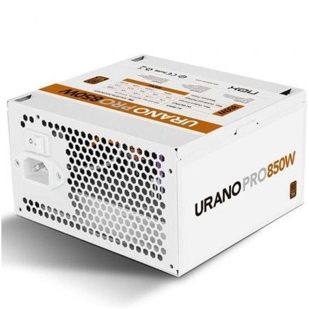 Fuente de Alimentación Nox Hummer Urano Pro White- 850W- Ventilador 12cm- 80 Plus Bronze