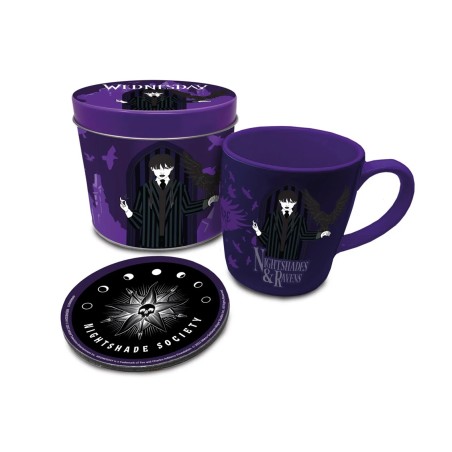 Set taza posavasos + lata pyramid