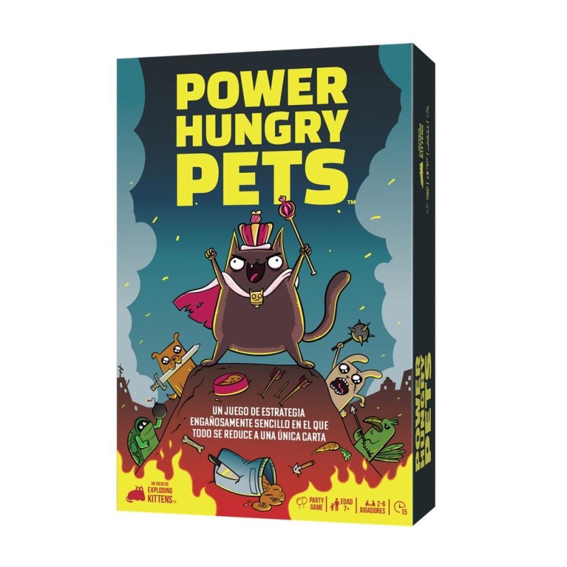 Juego mesa power hungry pets edad