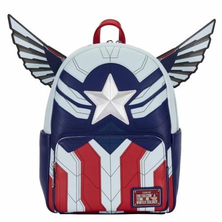 Mini mochila loungefly marvel falcon capitán