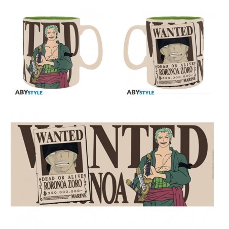 Taza abystyle one piece zoro &