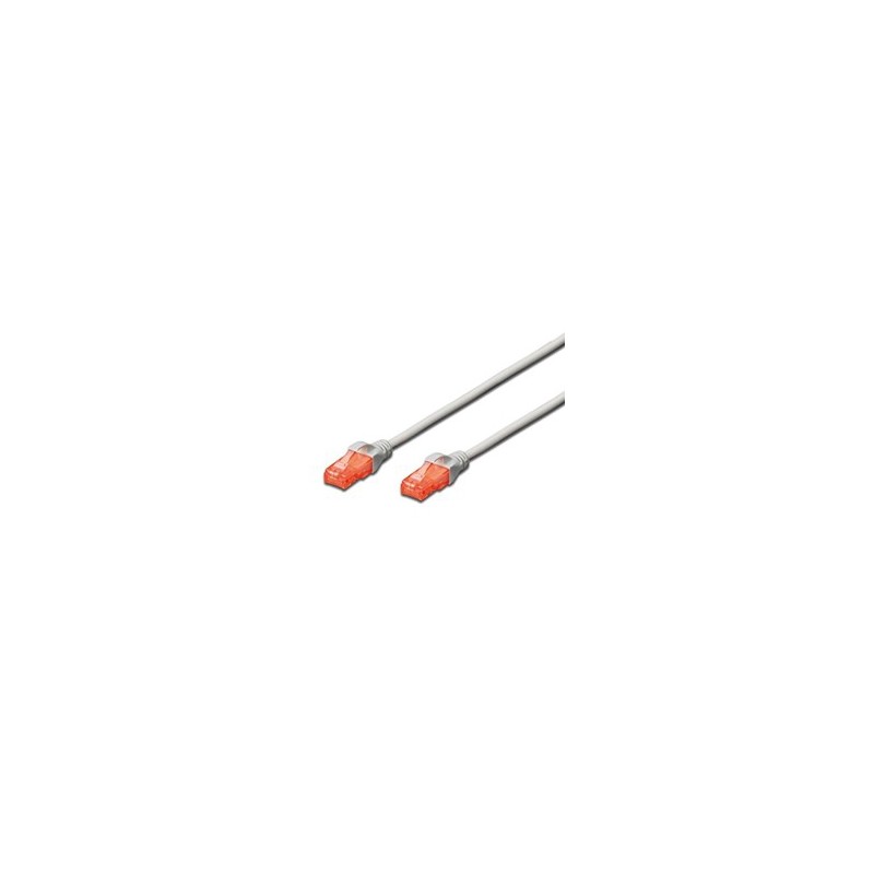 CABLE DE RED CAT 6 U-UTP DE 10 METROS EN COLOR GRIS