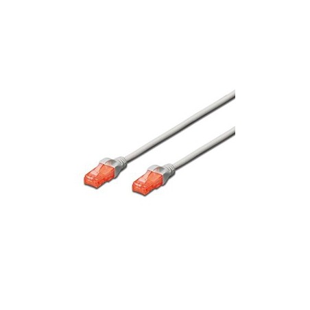 CABLE DE RED CAT 6 U-UTP DE 10 METROS EN COLOR GRIS