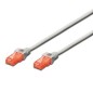 CABLE DE RED CAT 6 U-UTP DE 10 METROS EN COLOR GRIS