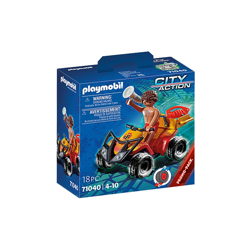 Playmobil city action quad rescate