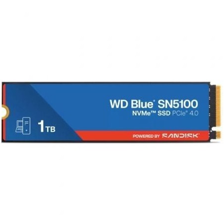 Disco SSD SanDisk WD Blue SN5100 1TB- M-2 2280 PCIe Gen4- Full Capacity