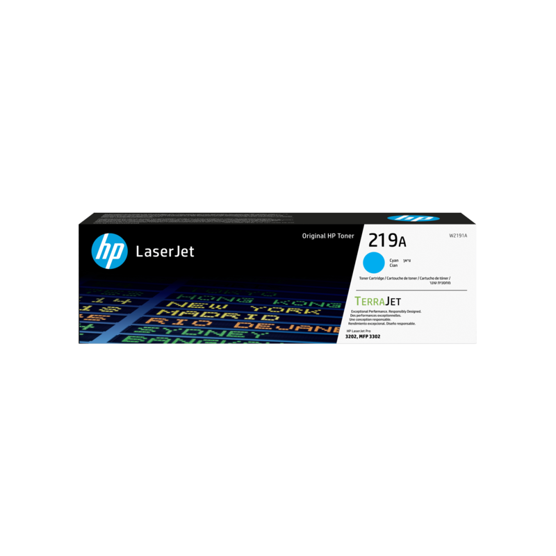 Toner hp 219a cyan original laserjet