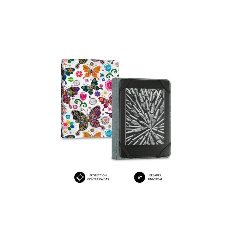 FUNDA EBOOK SUBBLIM CLEVER CASE 6" MARIPOSAS FUNDA EBOOK SUBBLIM CLEVER CASE 6" MARIPOSAS