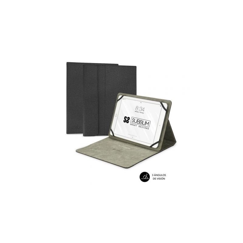 Funda Subblim Clever Stand para Tablets de 9-6"-11"- Negra