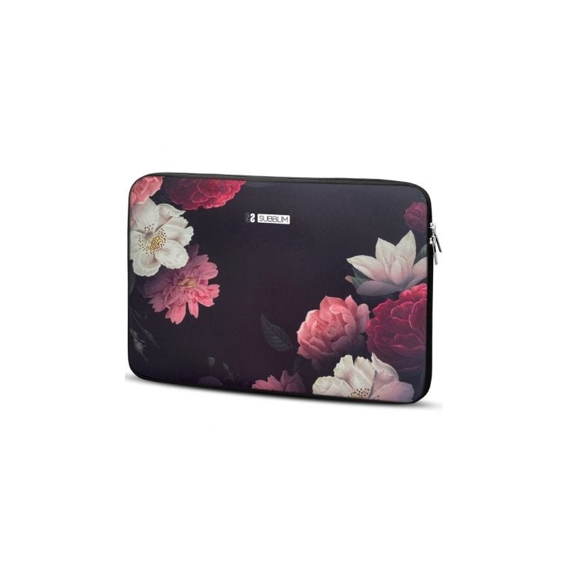 FUNDA PORTATIL SUBBLIM TRENDY SLEEVE NEO FLOWERS 13,3-14"