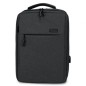 Mochila Subblim Traveller Airpadding Backpack para Portátiles hasta 15-6"- Puerto USB- Gris