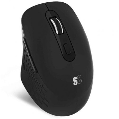 Ratón Ergonómico Inalámbrico Subblim Curve Ergo Dual Battery- Batería recargable- Hasta 1600 DPI- Negro
