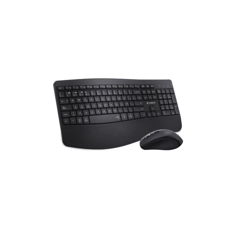 COMBO TECLADO RATON SUBBLIM PROWAVE ERGO INALAMBRICO NEGRO COMBO TECLADO RATON SUBBLIM PROWAVE ERGO INALAMBRICO NEGRO