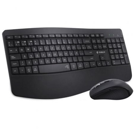 Teclado y Ratón Inalámbrico Subblim Combo Dual Office Prowave- Negro
