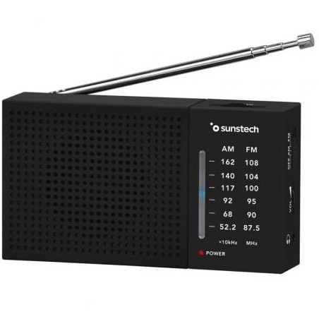 Radio Portátil Sunstech RPS412- Negra