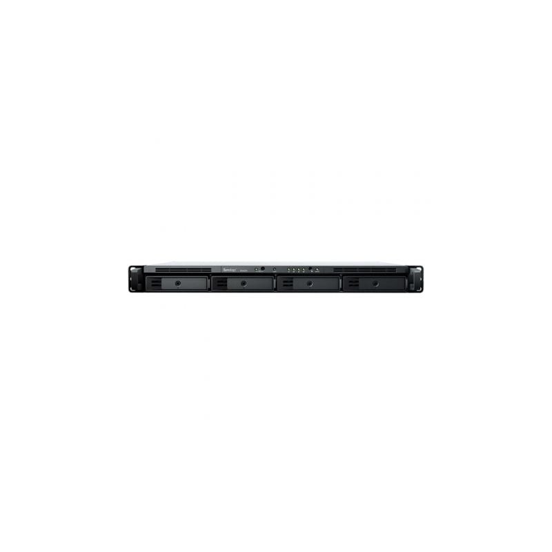 Synology RackStation RS422+ servidor de almacenamiento NAS Bastidor (1U) Ryzen Embedded R1600 2 GB DDR4 DSM Negro