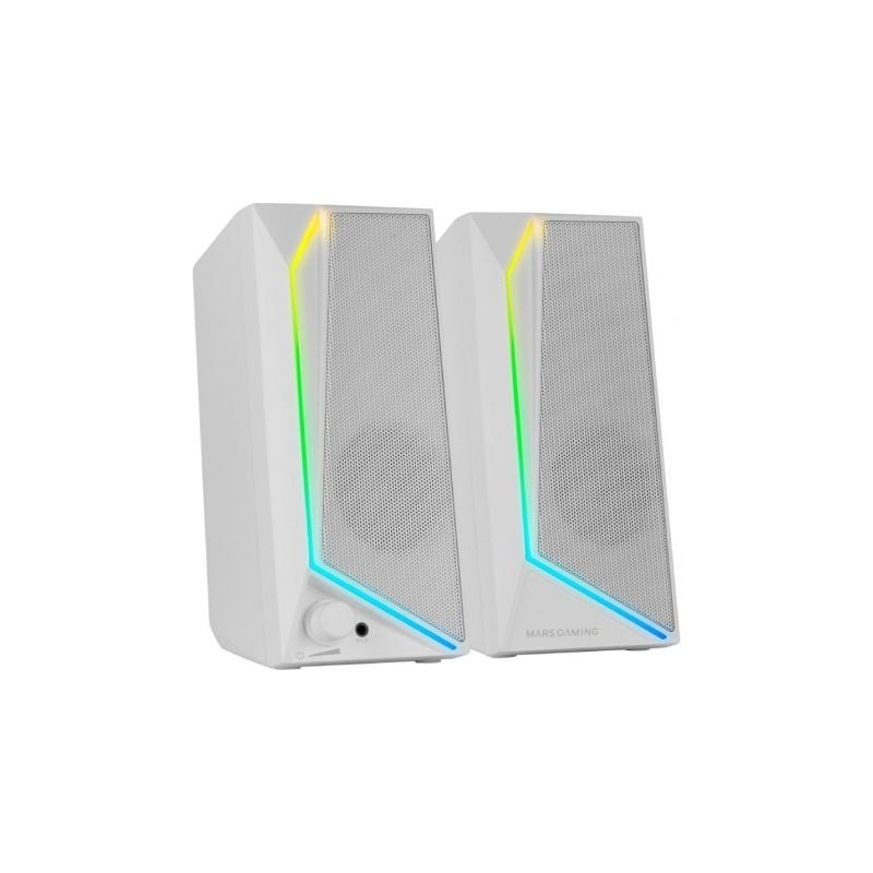 Altavoces Mars Gaming MS72- 15W- 2-0- Blancos