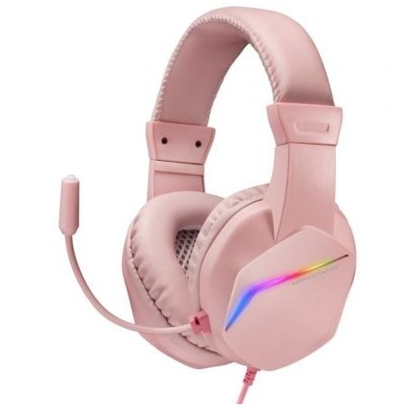 Auriculares Gaming con Micrófono Mars Gaming MH122- Jack 3-5- Rosas