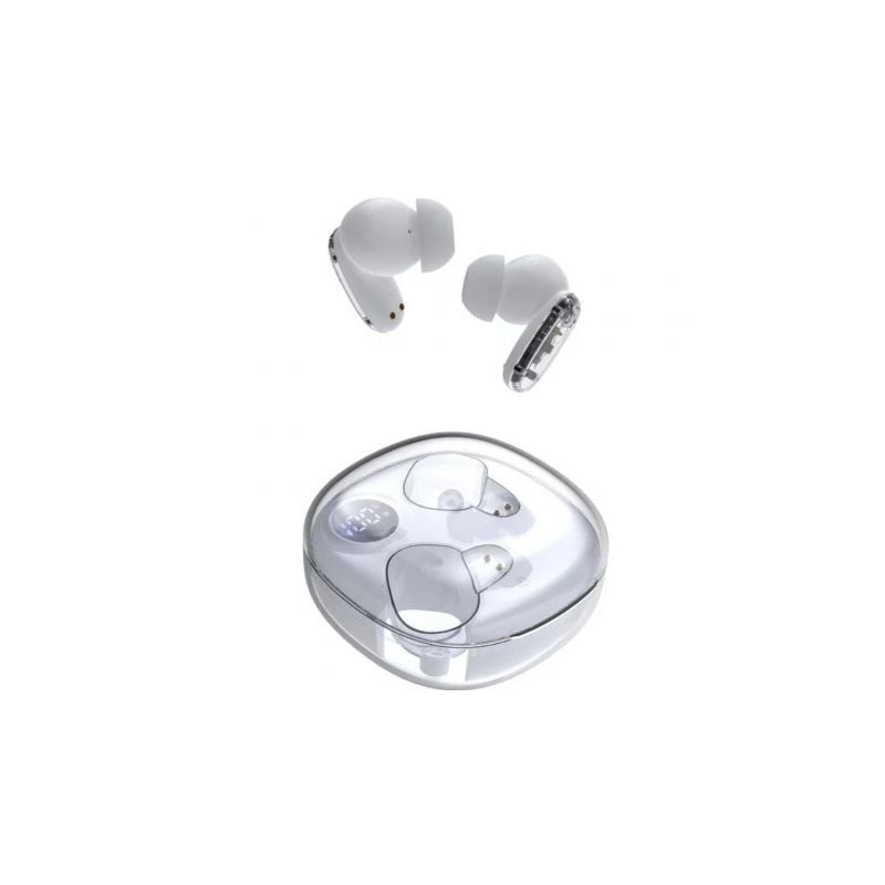 Auriculares Bluetooth Mars Gaming MHIB2 con estuche de carga- Autonomía 7h- Blancos