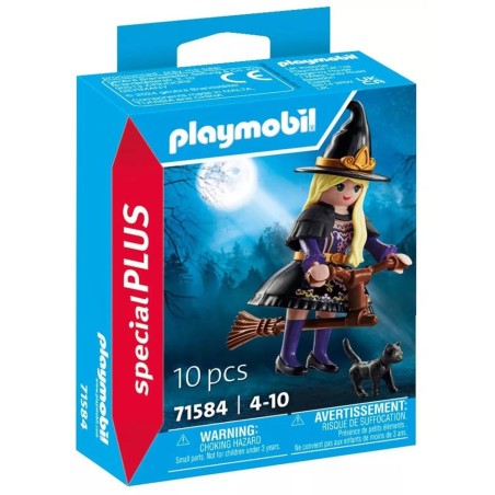 Playmobil bruja con gato