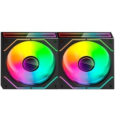 Pack 2 Ventiladores Mars Gaming MF-3DPROX2R- 12cm- ARGB