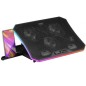 Soporte Refrigerante Mars Gaming MNBC6 para Portátiles hasta 19"- Iluminación LED