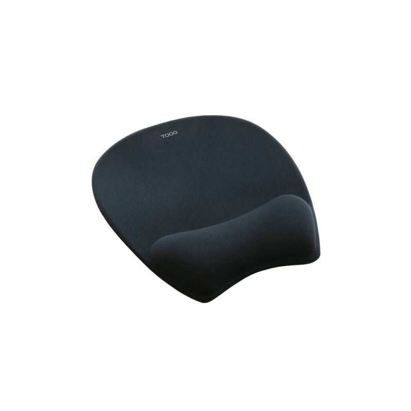 ALFOMBRILLA RATON TOOQ ERGONOMICA MEMORY FOAM NEGRO