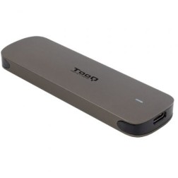 Caja Externa para Disco SSD M-2 TooQ TQE-2202BR- USB 3-1 Gen1- Sin tornillos