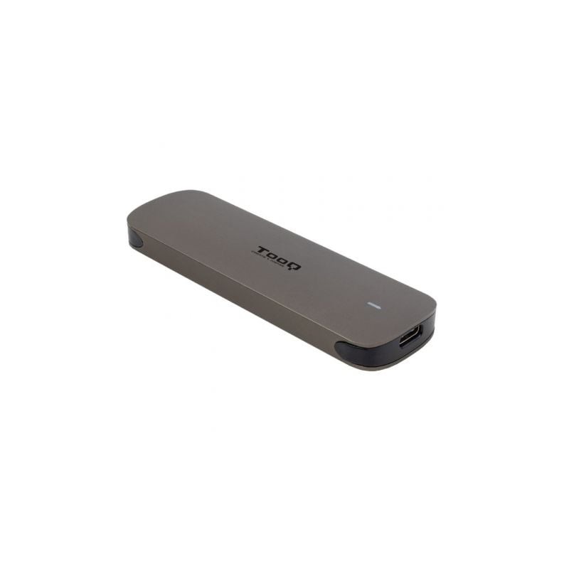 CARCASA HDD TOOQ TQE-2202BR M-2 ALUMINIO MARRON