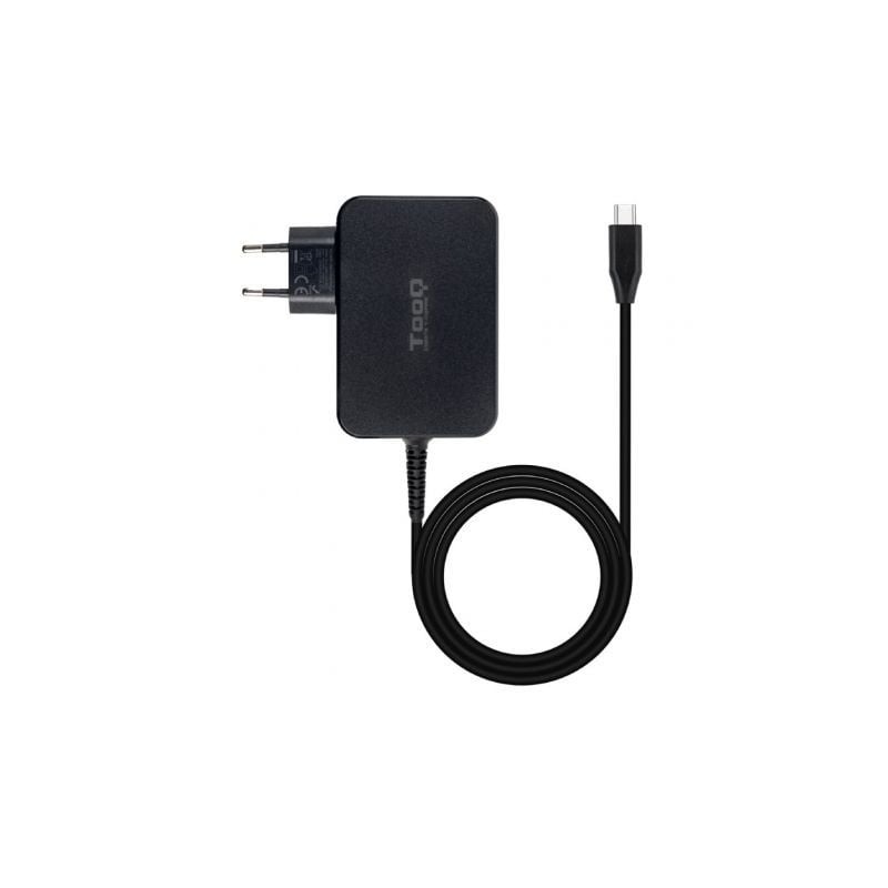 CARGADOR TOOQ PORTATIL GAN USB-C PD 100W NEGRO
