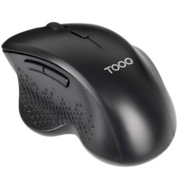 Ratón Ergonómico Inalámbrico TooQ TQMWG-1105-B- Hasta 1600 DPI
