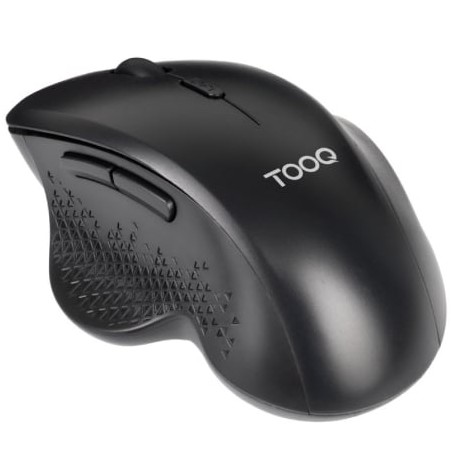 Ratón Ergonómico Inalámbrico TooQ TQMWG-1105-B- Hasta 1600 DPI