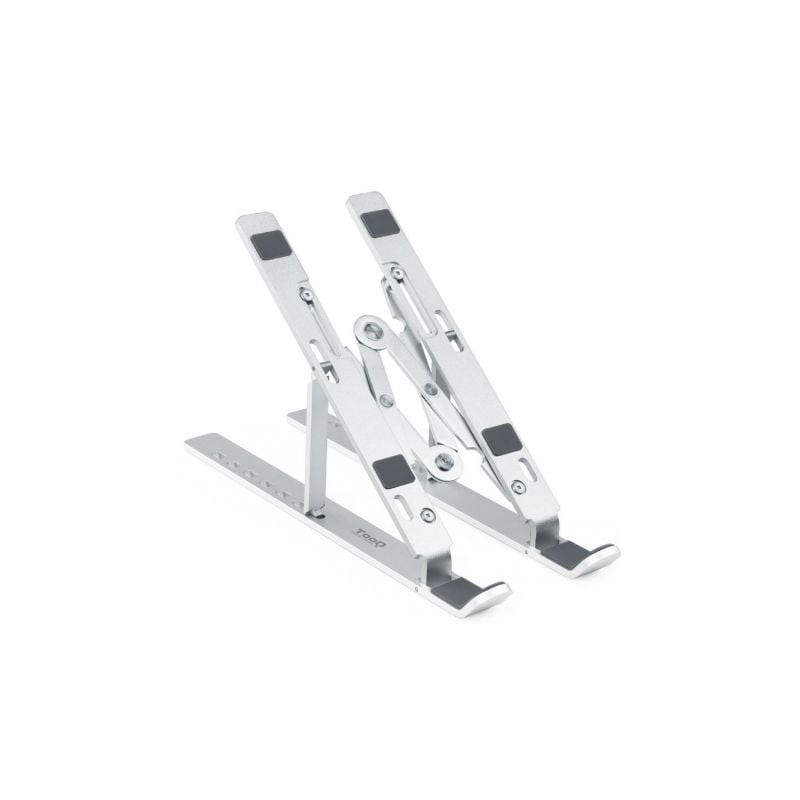 SOPORTE ELEVADOR PORTATIL-TABLET-LIBRO TQLRS0033-AL 11"-15" PLATA