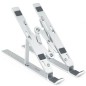 SOPORTE ELEVADOR PORTATIL-TABLET-LIBRO TQLRS0033-AL 11"-15" PLATA