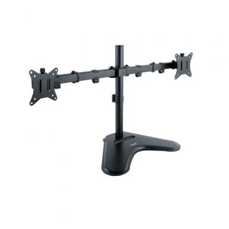 Soporte de Sobremesa para 2 Monitores TooQ DB1702TN-B- Giratorio- Inclinable- hasta 9kg