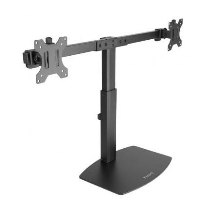 Soporte de Sobremesa para 2 Monitores TooQ DB1727TN-B- Giratorio- Inclinable- hasta 6kg