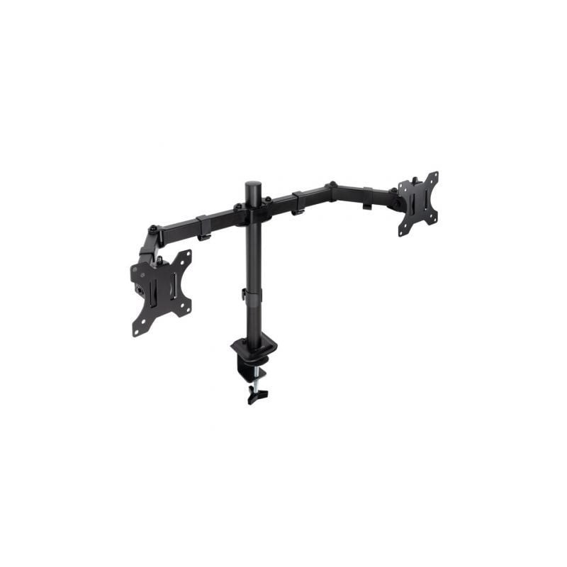 SOPORTE TOOQ MESA GIRA INCLI 2 BRAZOS 17-27" NEGRO