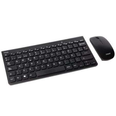 Teclado y Ratón Inalámbricos TooQ TQKMW-3101-B