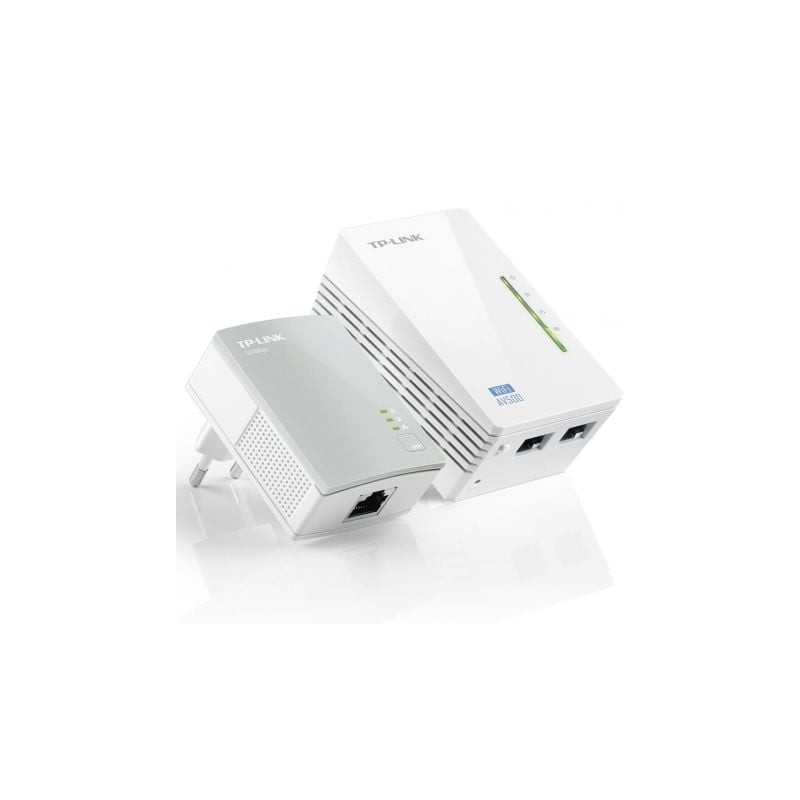POWERLINE WIFI TP-LINK AV600 KIT 2UDS 2 PORT