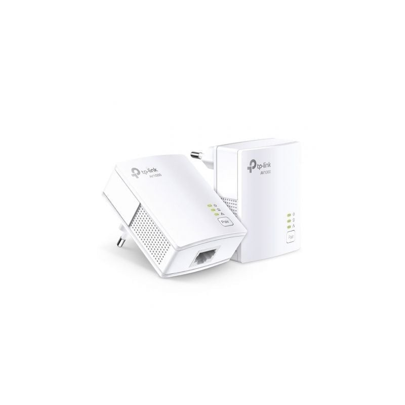 Adaptador Powerline TP-Link TL-PA7017 KIT 1000Mbps- Alcance 300m- Pack de 2