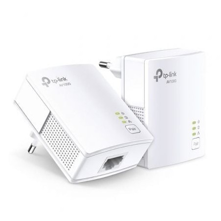 Adaptador Powerline TP-Link TL-PA7017 KIT 1000Mbps- Alcance 300m- Pack de 2