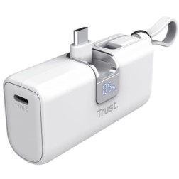Powerbank 5000mAh Trust Pacto 26105- 18W- Blanca