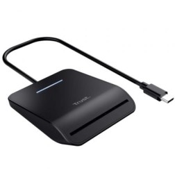 Lector de DNI Trust Primo 26061- USB Tipo-C- Negro