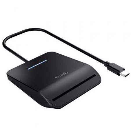 Lector de DNI Trust Primo 26061- USB Tipo-C- Negro