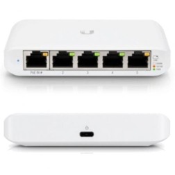 Switch Gestionable Ubiquiti USW-Flex Mini 5 Puertos- RJ45 10-100-1000 POE