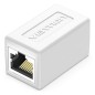 Adaptador Conector RJ45 IPVW0 Cat-6 FTP- RJ45 Hembra - RJ45 Hembra- Blanco