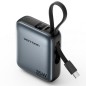 Powerbank 10000mAh Vention FHEH0- 35W- Gris- Incluye Cable USB Tipo-C
