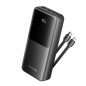 Powerbank 20000mAh Vention FHPB0- 22-5W- Negra- Incluye Cable USB Tipo-C y Lightning