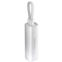 Powerbank 5000mAh Vention FHWM0- 20W- Gris- Incluye Cable USB Tipo-C y Lightning